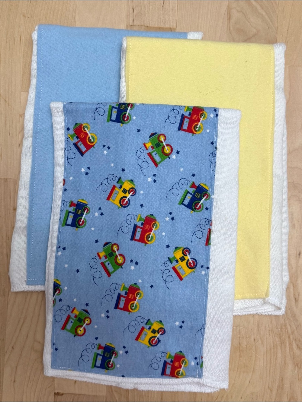 Handmade Baby Burp Cloths